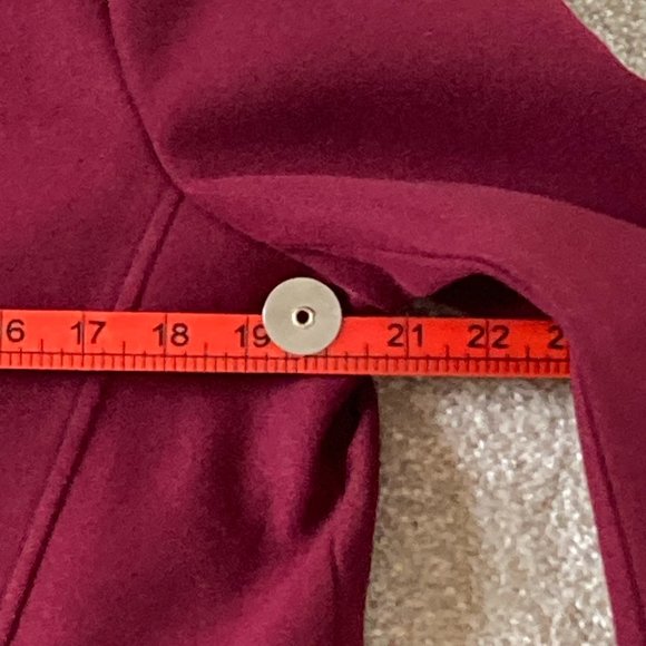 BNWT George Women's Asda Plum Burgundy Coat Size 14 - Picture 6 of 16
